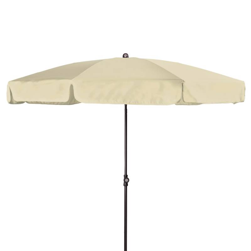 doppler Mittelmastschirm SUNLINE 200 Manual, Stahl Anthrazit / 100 % Polyester 160 g/m² Natur von doppler