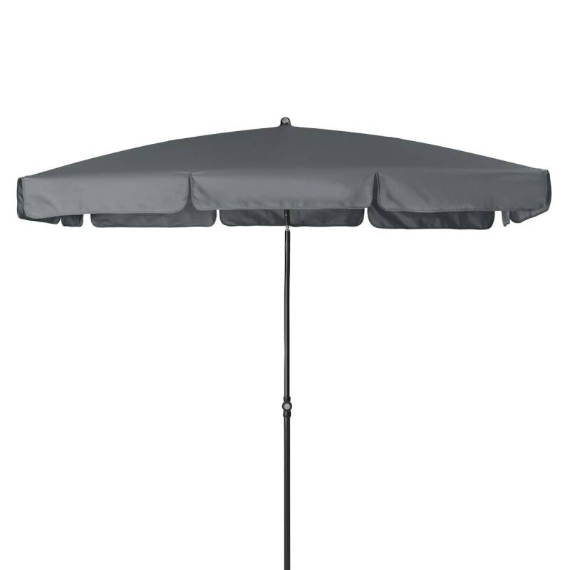 doppler Mittelmastschirm SUNLINE 225 x 120 Waterproof, Stahl Anthrazit / 100 % Polyester 180 g/m² Anthrazit von doppler