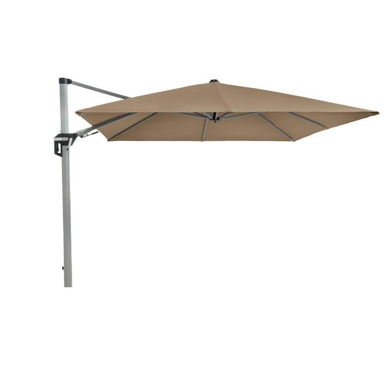 doppler Pendelschirm ACTIVE 350 x 260, Aluminium Grau / 100 % Polyester 200 g/m² Greige von doppler