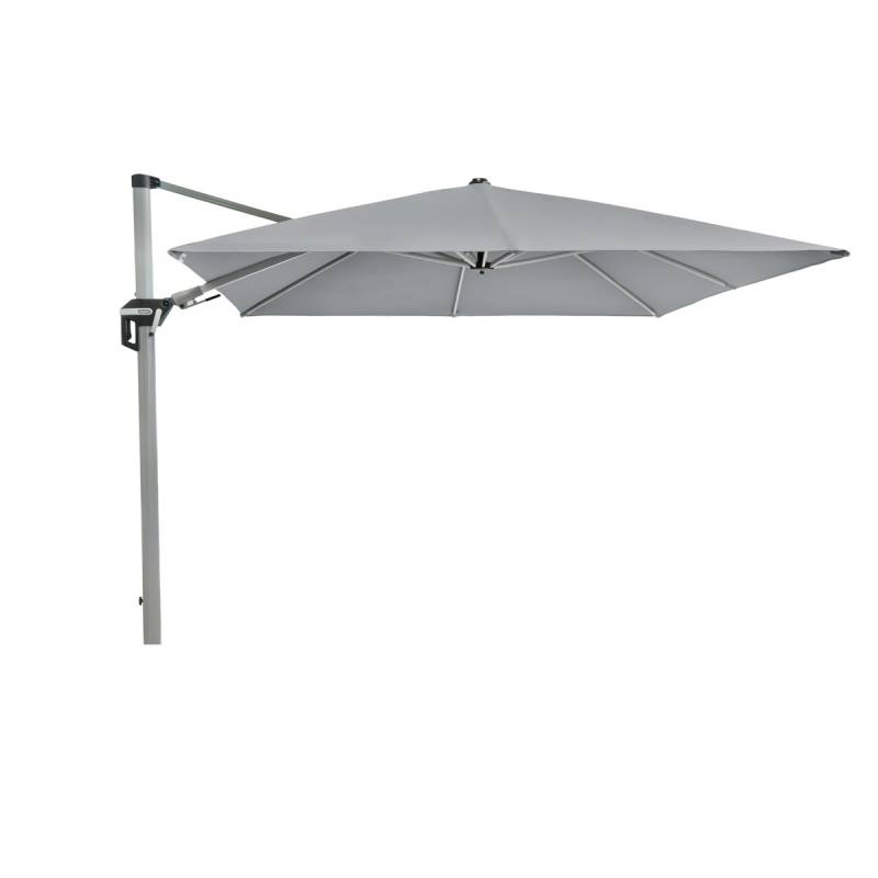doppler Pendelschirm ACTIVE 350 x 260, Aluminium Grau / 100 % Polyester 200 g/m² Hellgrau von doppler