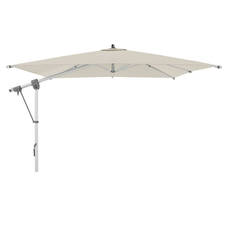 doppler Pendelschirm EXPERT 300 x 300 cm, Aluminium Silber / 100 % Polypropylen 220 g/m² T820 Natur von doppler