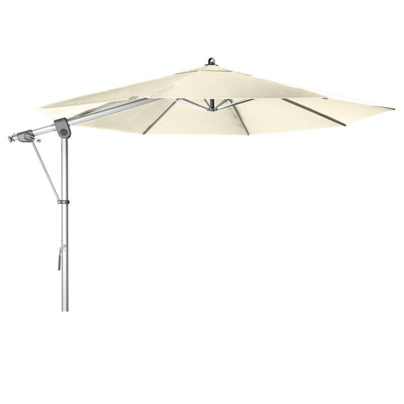 doppler Pendelschirm EXPERT 350, Aluminium Silber / 100 % Polypropylen 220 g/m² T820 Natur von doppler
