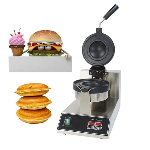 Kommerzielle UFO-Burger-Maschine aus Edelstahl, beidseitig beheizbarer Eisburger-Maker, Zeit- und Temperaturregelung, verbesserte digitale LCD-Anzeige, Antihaftbeschichtung Kommerzielle UFO-Burger-Maschine aus Edelstahl, beidseitig beheizbarer Eisburger-Maker, Zeit- und Temperaturregelung, verbesserte digitale LCD-Anzeige, Antihaftbeschichtung von dosiwlatever