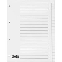 dots Ordnerregister Vollformat blanko weiß 20-teilig, 5 Satz dots Ordnerregister Vollformat blanko weiß 20-teilig, 5 Satz von dots