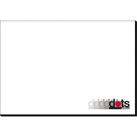 dots Schreibtischunterlage Schreibunterlage weiß Papier 59,0 x 40,0 cm, 30 Blatt von dots