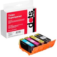 dots schwarz, cyan, magenta, gelb Druckerpatronen kompatibel zu Canon PGI-520 BK, CLI-521 C/M/Y, 4er-Set dots schwarz, cyan, magenta, gelb Druckerpatronen kompatibel zu Canon PGI-520 BK, CLI-521 C/M/Y, 4er-Set von dots