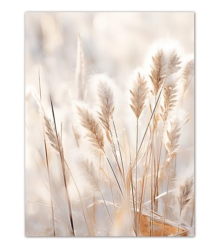 Wandbild Wohnzimmer Boho Style 50x70 cm Pampasgras Modern Beige - Poster Schlafzimmer natur groß Boho25 Wandbild Wohnzimmer Boho Style 50x70 cm Pampasgras Modern Beige - Poster Schlafzimmer natur groß Boho25 von double critical
