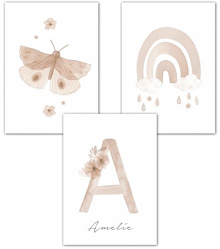 double critical Wandbilder Kinderzimmer Poster 3er Set Name personalisiert Bild Babyzimmer Boho Regenbogen Poster Mädchen Wanddeko A4 A3 Rosa Beige #boho2 double critical Wandbilder Kinderzimmer Poster 3er Set Name personalisiert Bild Babyzimmer Boho Regenbogen Poster Mädchen Wanddeko A4 A3 Rosa Beige #boho2 von double critical