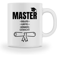 Tasse Abschluss 2021 Master Geschenk Studium Graduierung Kaffeetasse von doublecritical