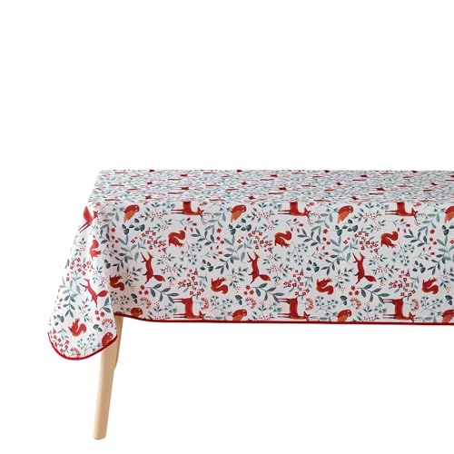 Douceur d'Intérieur Forestine Tischdecke, rechteckig (150 x 240 cm), bedrucktes Polyester von Douceur d'Intérieur