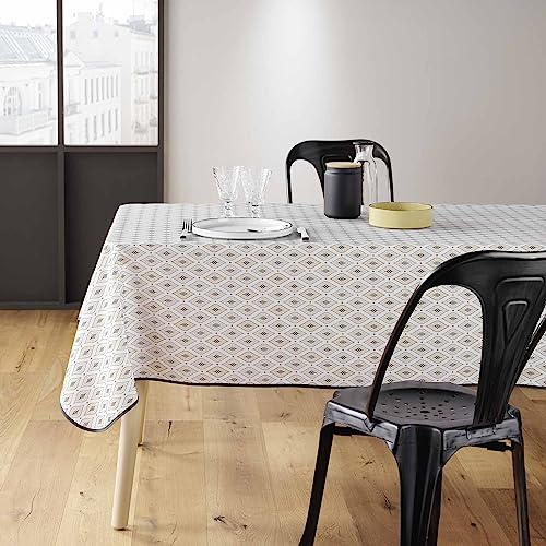 Douceur d'Intérieur Oricia Tischdecke, rechteckig (150 x 240 cm), bedrucktes Polyester von Douceur d'Intérieur