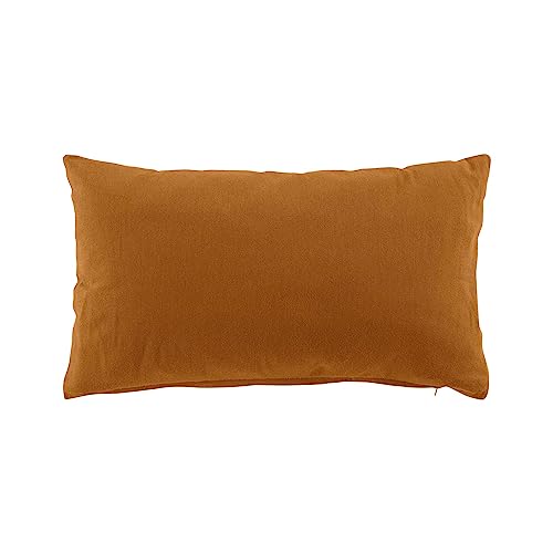 Douceur d'Intérieur Twily Kissen mit abziehbarem Bezug (30 x 50 cm), Kamel, Baumwolle/Recycling-Polyester von Douceur d'Intérieur
