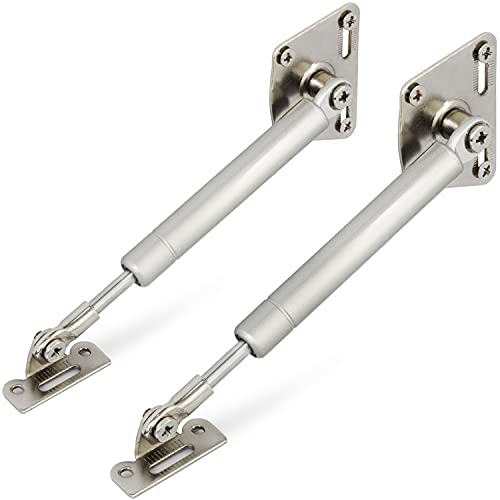 Douper 100 N/10 kg Gasdruckdämpfer, sanft schließende Scharniere, langsamer Deckel bleibt langsam offen, herunterfallende Türklappe für Küchenschrank, Schreibtisch, 2 Stück von douper