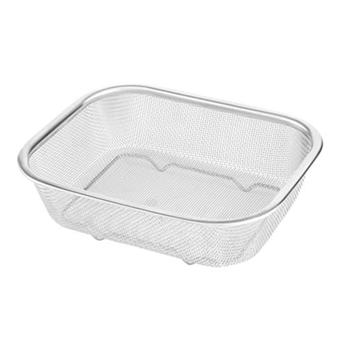 Doyandader Feinmaschiges Siebkorb, Edelstahl, feines rechteckiges Sieb, Grillkörbe, Gemüse, Obst, Sieb, Küchenwerkzeug, Sieb für Lebensmittel Doyandader Feinmaschiges Siebkorb, Edelstahl, feines rechteckiges Sieb, Grillkörbe, Gemüse, Obst, Sieb, Küchenwerkzeug, Sieb für Lebensmittel von doyandader