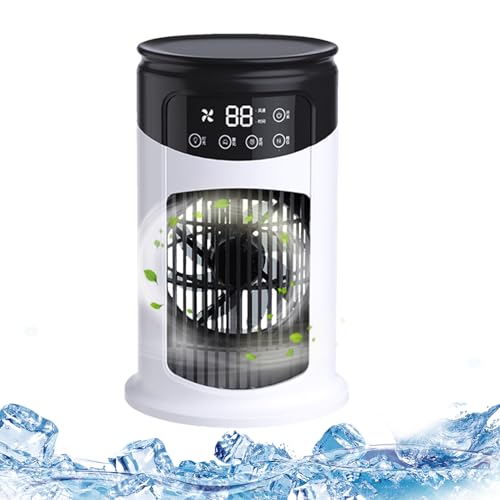 Doyandader Klimaanlage Mobil, Klimaanlage Tragbar Für Raum, Tischventilator Mit Wasserkühlung, Luftkühler Für Schlafzimmer Living Room Living Room Garagencamping Doyandader Klimaanlage Mobil, Klimaanlage Tragbar Für Raum, Tischventilator Mit Wasserkühlung, Luftkühler Für Schlafzimmer Living Room Living Room Garagencamping von doyandader