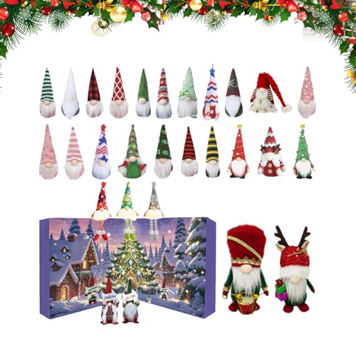 Wichtel Adventskalender 2025, Weihnachts WichtelAdventskalender, Weihnachtswichtel Figuren Adventskalender 2025, 24 Tage Weihnachten Countdown Kalender, Für Kinder Erwachsene Männer von doyandader