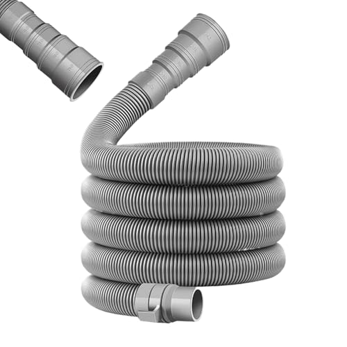 doyandader Abwasserschlauch Camping, Zusammenklappbares Wohnwagen Abflussrohr, Ablaufschlauch Waschmaschine, Abwasserschlauch Verlängerung Mit Verstellbarem Adapter von doyandader