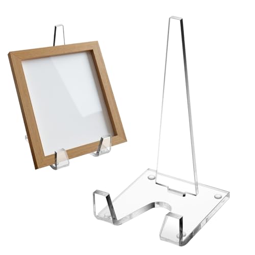 doyandader Acryl-Tellerständer für Display, Teller- , transparenter Rahmen, Malregal, Arbeitsplatte, Schild für Tisch, Bild, Schreibtisch, Fotokarte, Zuhause doyandader Acryl-Tellerständer für Display, Teller- , transparenter Rahmen, Malregal, Arbeitsplatte, Schild für Tisch, Bild, Schreibtisch, Fotokarte, Zuhause von doyandader
