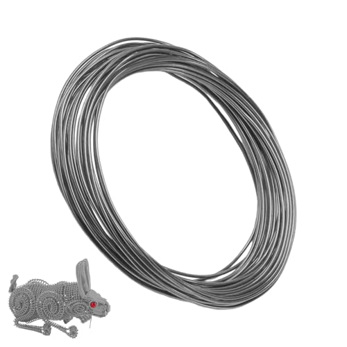 doyandader Biegedraht Aluminiumdraht | Biegsamer Schmuckdraht für Schmuckherstellung | Metall Zubehör Für Halsketten Perlen Armbänder Basteln Floristik Kunst doyandader Biegedraht Aluminiumdraht | Biegsamer Schmuckdraht für Schmuckherstellung | Metall Zubehör Für Halsketten Perlen Armbänder Basteln Floristik Kunst von doyandader