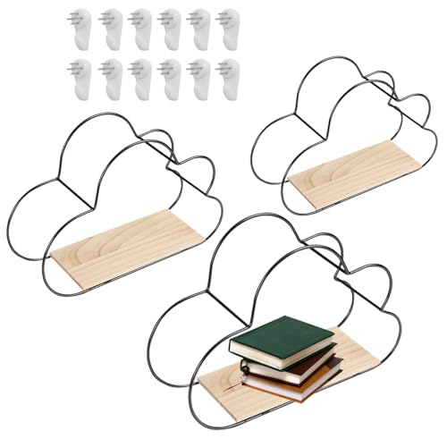 doyandader Floating Shelf Für Die Wand,Schwebendes Wand| 3 Teile Modernes Zur Aufbewahrung Und Für Schlafzimmer Badezimmer Und Kinderzimmer von doyandader