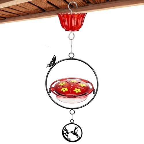 doyandader -Futterstation aus Metall – Metall für den Außenbereich – rostfreier Futterhalter für den Außenbereich, Garten, Kunst für Hinterhof, Rasen, Terrasse, , Deck, Fenster von doyandader