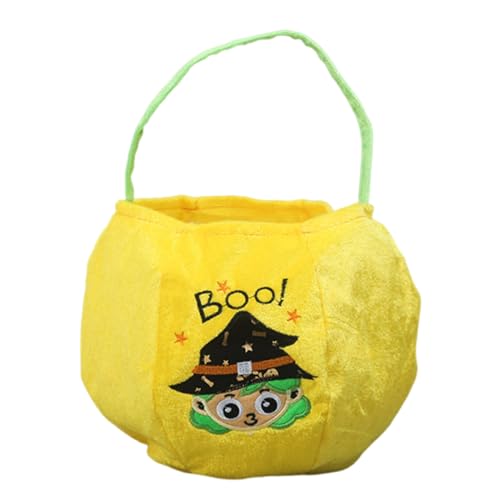 doyandader Halloween-Korb, Halloween-Süßigkeitenkorb mit Griff, großer Organizer, bestickter Halter, Dekoration für Herbst, Zuhause, Party, Ostern, Badezimmer, , Mädchen, Frauen doyandader Halloween-Korb, Halloween-Süßigkeitenkorb mit Griff, großer Organizer, bestickter Halter, Dekoration für Herbst, Zuhause, Party, Ostern, Badezimmer, , Mädchen, Frauen von doyandader