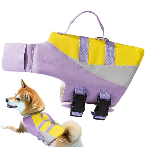 doyandader Hundeschwimmweste | Hunde Rettungsweste Zum Schwimmen - Einstellbare Schwimmweste Wasserdicht Mit Auftrieb Für Pool, Outdoor & Bootssport Bei Welpen Und Haustieren von doyandader