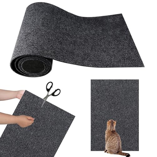 doyandader Katzenkratzmatten | Selbstklebende Katzenkratzteppich Matte - Kratzmatte, Flacher Kratzer, Einfacher Pad-Ersatz für Baumregale von doyandader