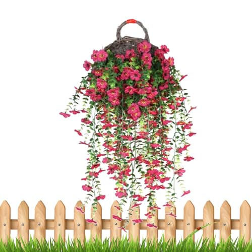 doyandader Künstliche Blumenranken, künstliche Morgenglories – Heimdekor- für Pavillon, Deck, Wand, Innenhof von doyandader