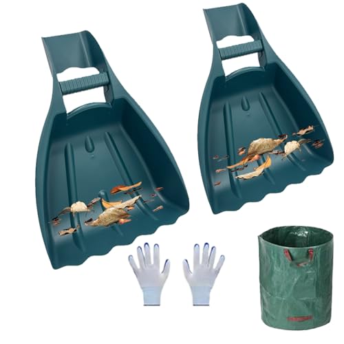 doyandader Laub Greifzangen Hände | Handgehaltene Gartenharken Greifzangen - Ergonomische Leichte Stabile Schaufel Zum Aufsammeln Von Laub Und Gartenabfällen Im Garten von doyandader