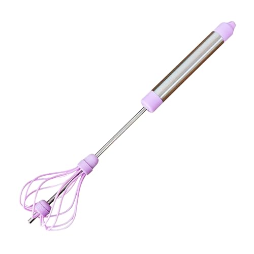 doyandader Manueller Handmixer | Mit Praktischem Drückmechanismus - Handbetriebenes Rührgerät Für Backen, Babynahrung, Saucen, Suppen, Haushalt Und Küche von doyandader