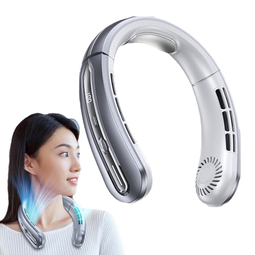 doyandader Nackenventilator 2025 Neu – Tragbarer Hals Ventilator USB Blattlos, Persönlicher Kühlventilator Mit 100 Geschwindigkeiten, Geeignet Für Camping Büro Reisen doyandader Nackenventilator 2025 Neu – Tragbarer Hals Ventilator USB Blattlos, Persönlicher Kühlventilator Mit 100 Geschwindigkeiten, Geeignet Für Camping Büro Reisen von doyandader