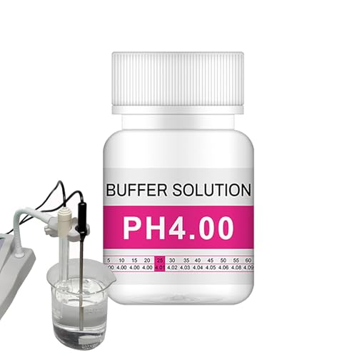 doyandader PH-Kalibrierlösung,PH-Meter-Pufferlösung - Wiederverwendbare 50-ml-Flaschen mit Kalibrierlösung PH 4,00, 6,86, 9,18 doyandader PH-Kalibrierlösung,PH-Meter-Pufferlösung - Wiederverwendbare 50-ml-Flaschen mit Kalibrierlösung PH 4,00, 6,86, 9,18 von doyandader
