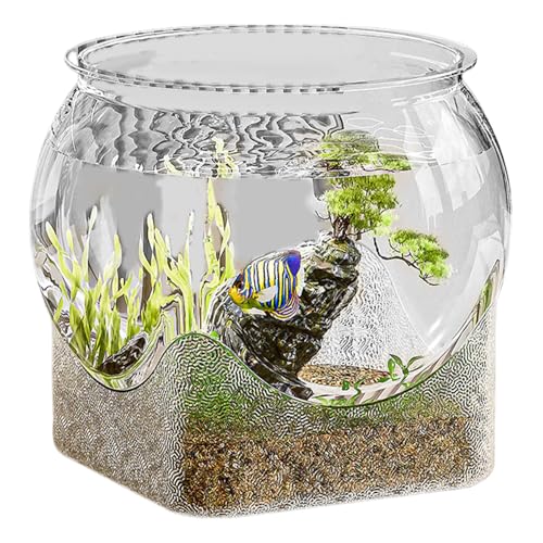 doyandader Rundes Kugelaquarium - Klarsicht Betta Behältnis,Pflanzschale Deko Für Haus Bad Schlafzimmer Kinderzimmer Schreibtisch Arbeitsplatz Wohnheim doyandader Rundes Kugelaquarium - Klarsicht Betta Behältnis,Pflanzschale Deko Für Haus Bad Schlafzimmer Kinderzimmer Schreibtisch Arbeitsplatz Wohnheim von doyandader