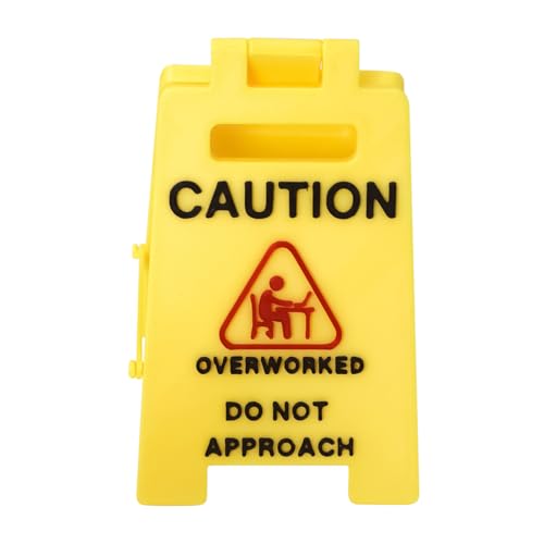 doyandader Schreibtisch Warnschild - Kleines Tisch Warnschild als Dekoration - Humorvolle 3D-Druck Dekotafel für Büro und Zuhause doyandader Schreibtisch Warnschild - Kleines Tisch Warnschild als Dekoration - Humorvolle 3D-Druck Dekotafel für Büro und Zuhause von doyandader
