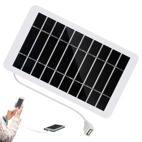 doyandader Solarmodule Für Camping - 2W Solarmodule für e | Effizienter 5V Sonnenenergiesammler Für Camping Boot Reisen Netzunabhängige Anwendungen von doyandader
