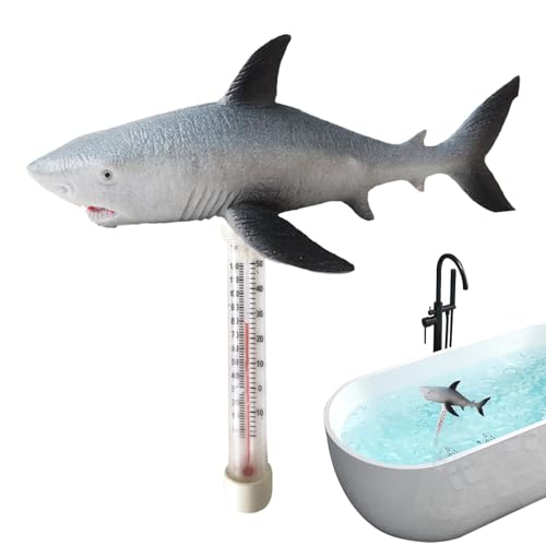 doyandader Temperaturmesser | Schwimmendes Thermometer Mit Cartoon-Tierdesign,Großes Pool Thermometer Für Schwimmbad Familie See Badewanne Spa Thermalbad Drinnen Draußen Zuhause von doyandader