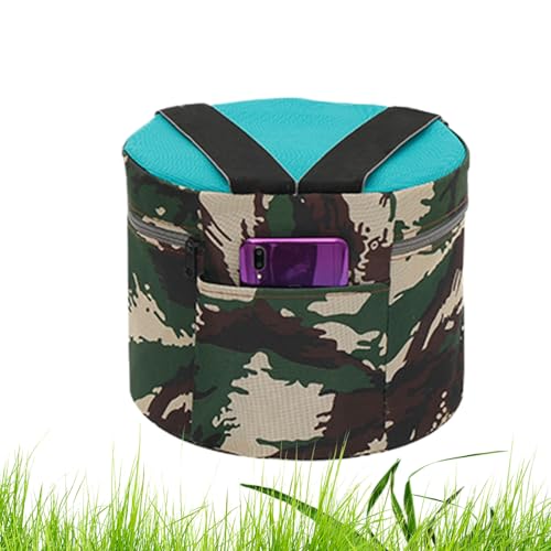 doyandader Tragbare Hocker - Tragbarer Gartenhocker | Tragbarer Schaumsitz Für Feldarbeit Garten Camping Angeln Rasenmähen Ernte von doyandader