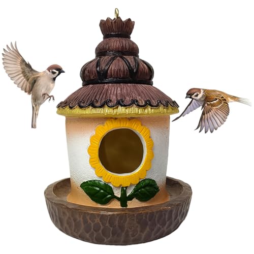 doyandader Vogelhäuser für den Außenbereich | Gartenhaus Vogelhaus - Outdoor Hütte Unterschlupf Dekoration für Baum Hof Garten Hinterhof Terrasse Balkon Park Platz doyandader Vogelhäuser für den Außenbereich | Gartenhaus Vogelhaus - Outdoor Hütte Unterschlupf Dekoration für Baum Hof Garten Hinterhof Terrasse Balkon Park Platz von doyandader