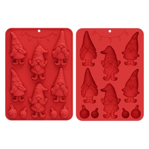 doyandader Weihnachts-Süßigkeitenformen, Weihnachts-Silikon-Formen für Schokolade und Süßigkeiten, leicht zu lösen, Werkzeug für , Seife, Pudding, Gummibaum, Cupcake-Topper, Ton doyandader Weihnachts-Süßigkeitenformen, Weihnachts-Silikon-Formen für Schokolade und Süßigkeiten, leicht zu lösen, Werkzeug für , Seife, Pudding, Gummibaum, Cupcake-Topper, Ton von doyandader