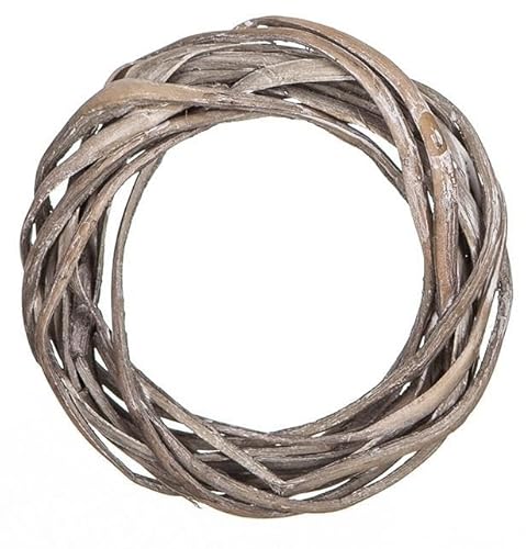 Weidenkranz, grau, 15 cm – Wicker WREATH GREY von dp Craft