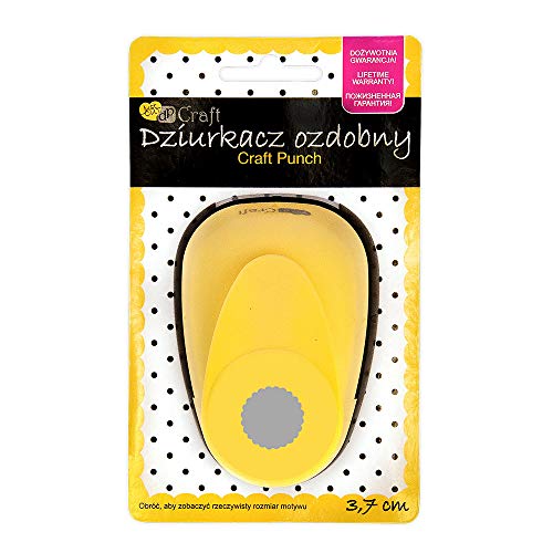 dp Craft 1 Stück 3,7 cm Craft Punch Ausgebogter Kreis, Multi, Farbe von dp Craft