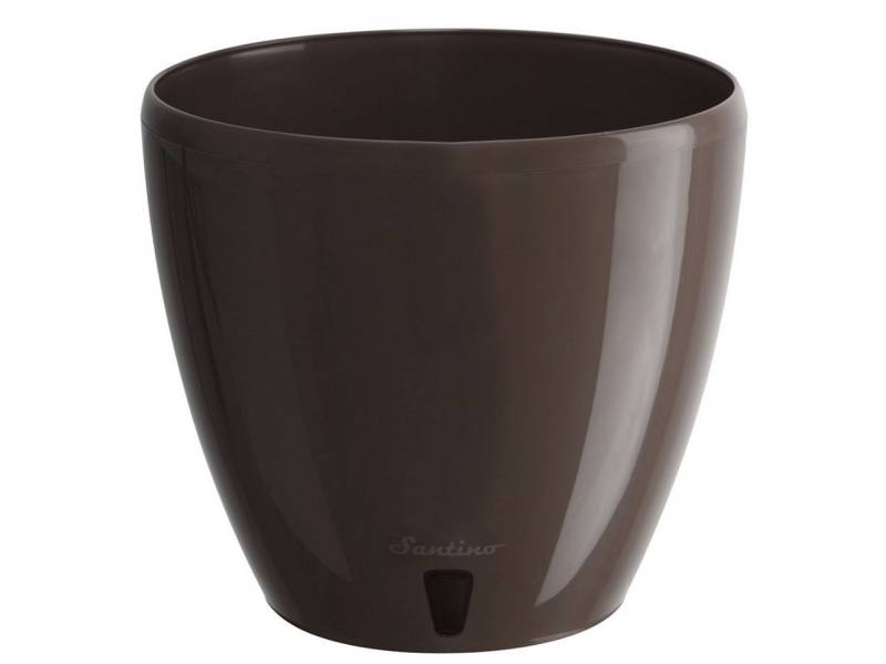 dr. Soil Blumentopf DECO TWIIN PLUS 2.5L Selbstbewässerungstopf & Drainagekasten, Shade von dr. Soil