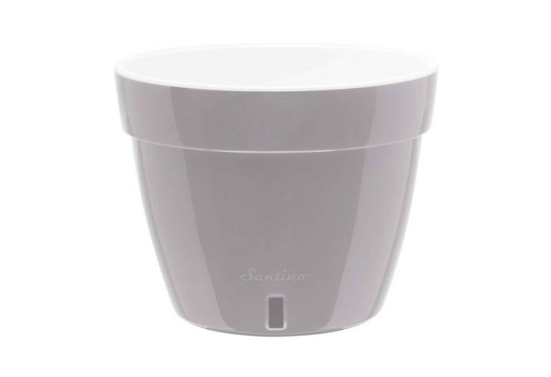 dr. Soil Blumentopf Pflanzentopf mit automatischer Bewässerung ASTI 12.0L, Grau-Alb von dr. Soil