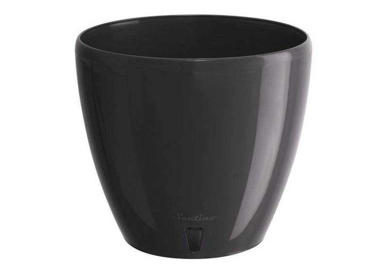 dr. Soil Blumentopf Selbstbewässernder topf mit Drainage, Anthrazit, 12.0L von dr. Soil