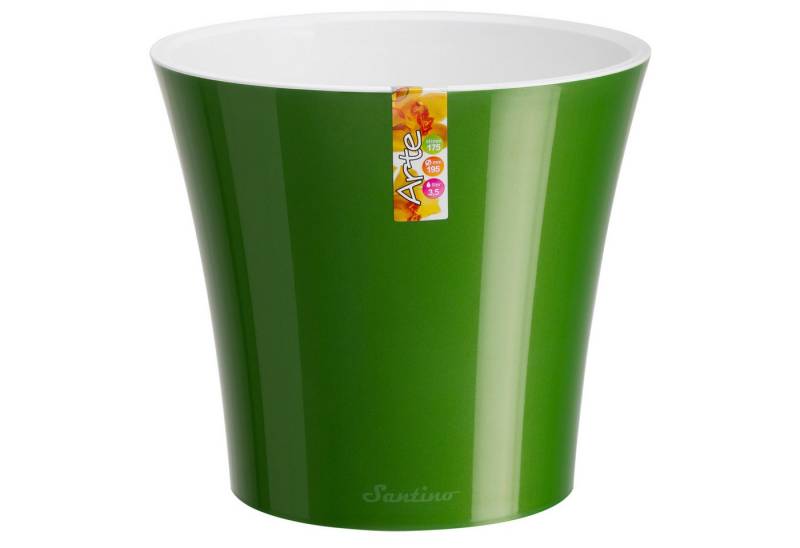 dr. Soil Blumentopf Topf ARTE 0.6L, Goldgrün - Weiß von dr. Soil
