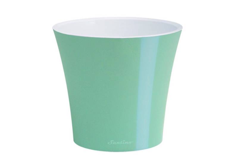 dr. Soil Blumentopf Topf ARTE 3.5L, Minze - Weiß von dr. Soil