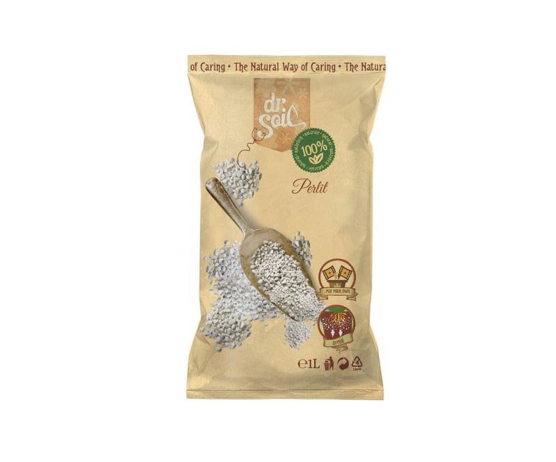 dr. Soil Gartenbau-Perlite Garten-Perlite Bodenauflockerung & Drainage, 1L von dr. Soil