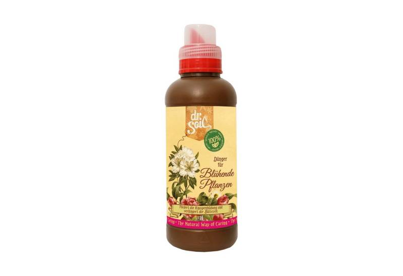 dr. Soil Pflanzendünger Dr.Soil Organischer Flussigdünger für Blühpflanzen 1 Liter von dr. Soil