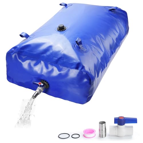 drado Wasserbehälter Tragbar 540L Wassersack/Wasserspeicher Mit PVC Kugelhahn, Verdickt Faltbar, Anwendbar auf Flüssige Lagerung und Transport Garten Landwirtschaftlichen Notfall drado Wasserbehälter Tragbar 540L Wassersack/Wasserspeicher Mit PVC Kugelhahn, Verdickt Faltbar, Anwendbar auf Flüssige Lagerung und Transport Garten Landwirtschaftlichen Notfall von drado